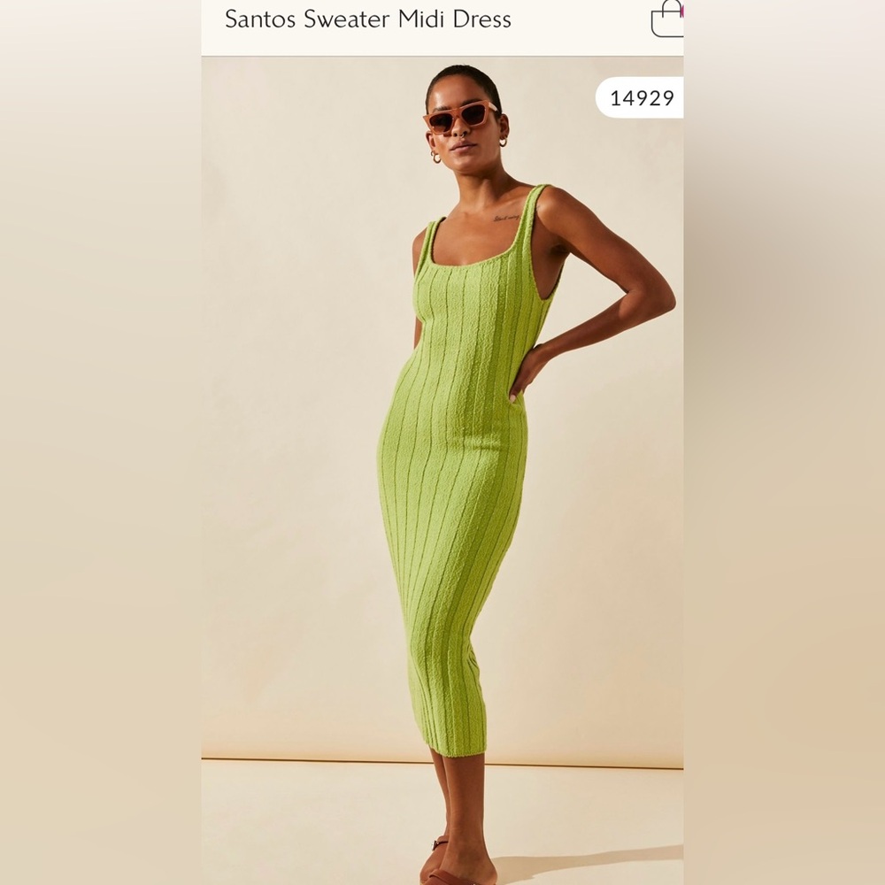 Free People Santos Sweater Midi Dress